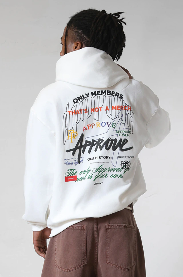 Moletom Oversized Approve Only Off White
